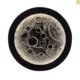 Highlighted light design of the moon