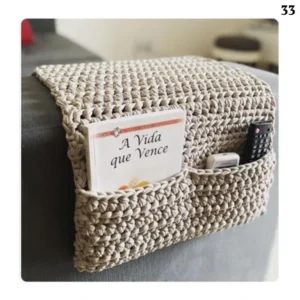 Macrame-woven-sofa-handle-control-stand-and-book-stand