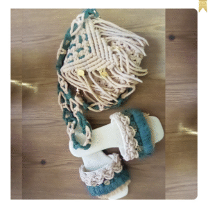 girls-set-of-macrame-bag-and-sandals