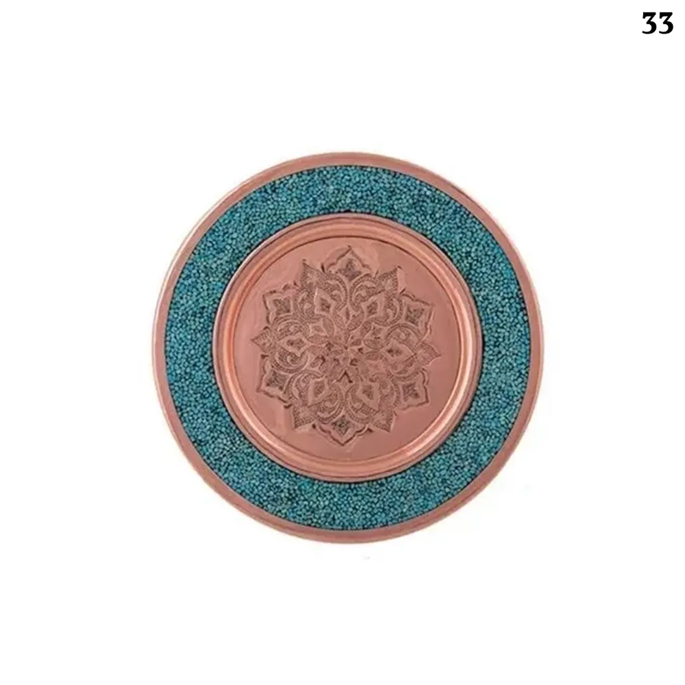 بشقاب قلم زنی ساده