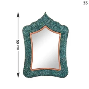 Rectangular Turquoise Inlaid Mirror