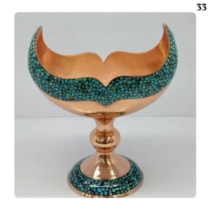 Turquoise Inlaid Kashkool