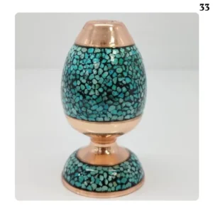 Turquoise Inlay Salt Shaker